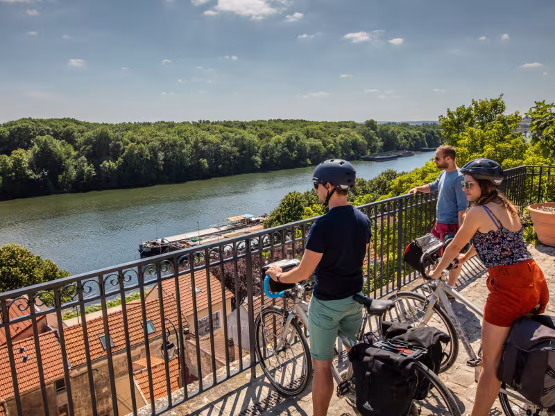 Panorama sur la Seine à Conflans-Sainte-Honorine