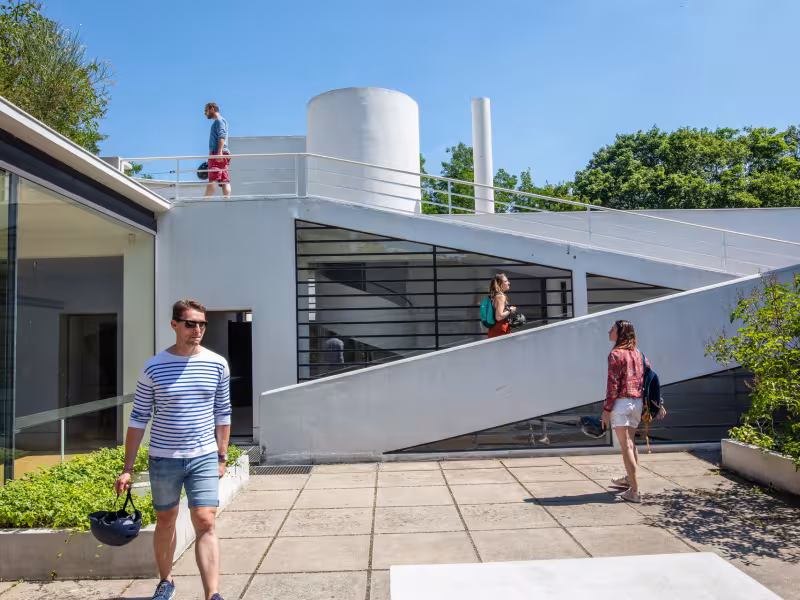 Visite de la villa Savoye à Poissy