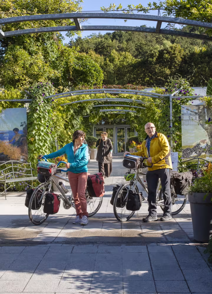 Visite à vélo du Musée des impressionnismes à Giverny