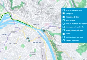 Trouver un Accueil Vélo autour de l'itinéraire